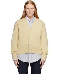 AMI Paris Beige Ami de Cœur Cardigan Cream