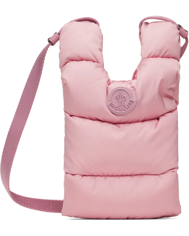 Moncler Pink Legere Down Shoulder Bag 523