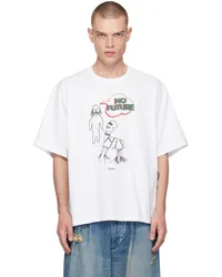 kolor White Graphic T-Shirt A-white