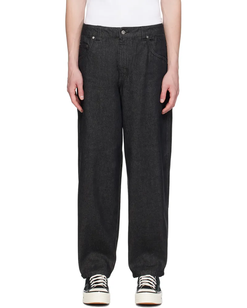 Dime Black Classic Baggy Jeans Black