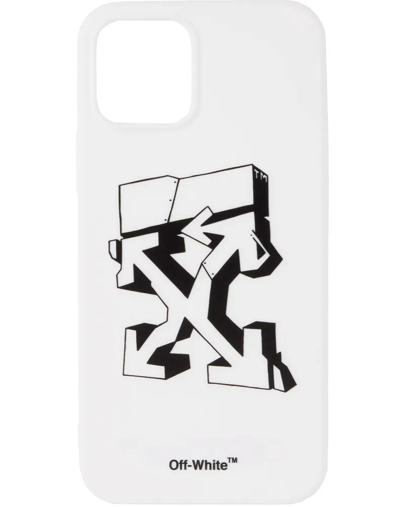OFF-WHITE White Arrow iPhone 12/12 Case White
