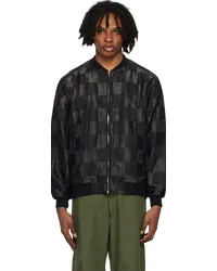 NEEDLES Black B.B. Bomber Jacket B-black