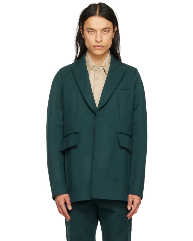 Bianca Saunders Green Akiel Blazer Forest