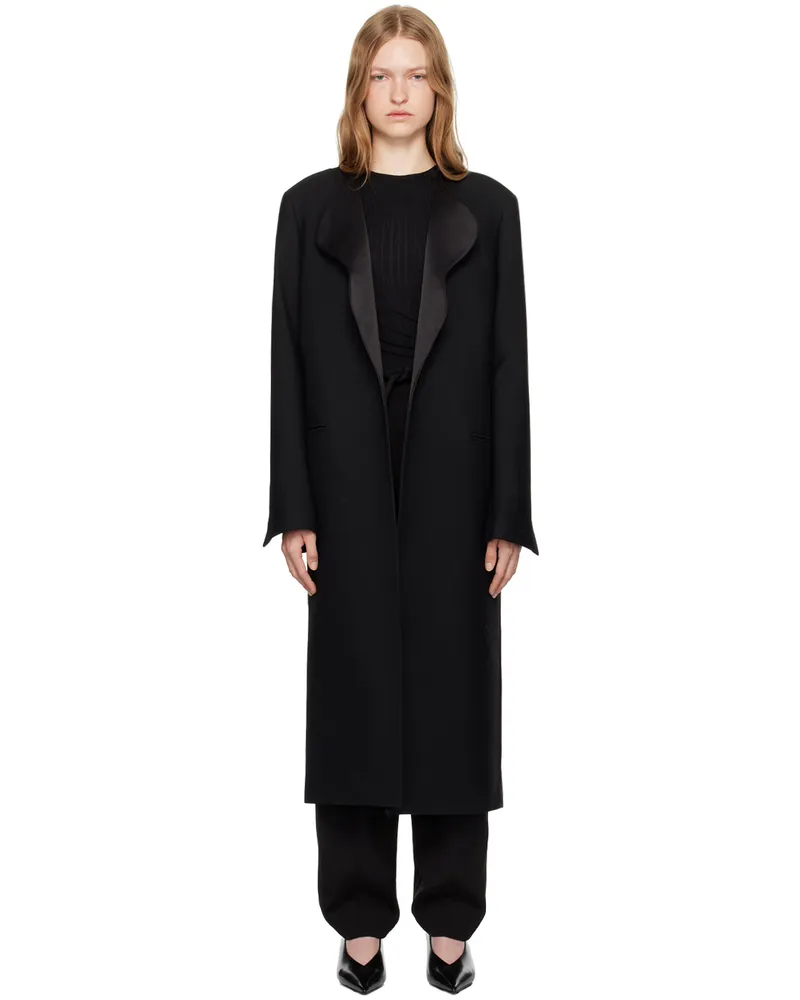 BITE Studios Black Petal Coat Black