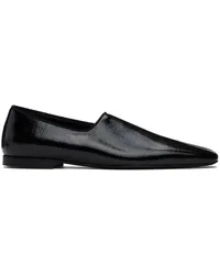 Totême Black 'The Piped' Loafers Black