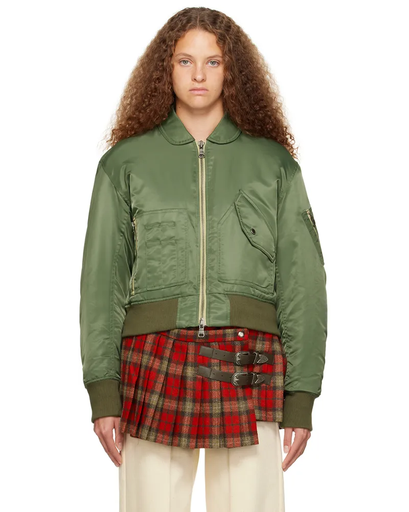 Andersson Bell Khaki Carlee Bomber Jacket Khaki