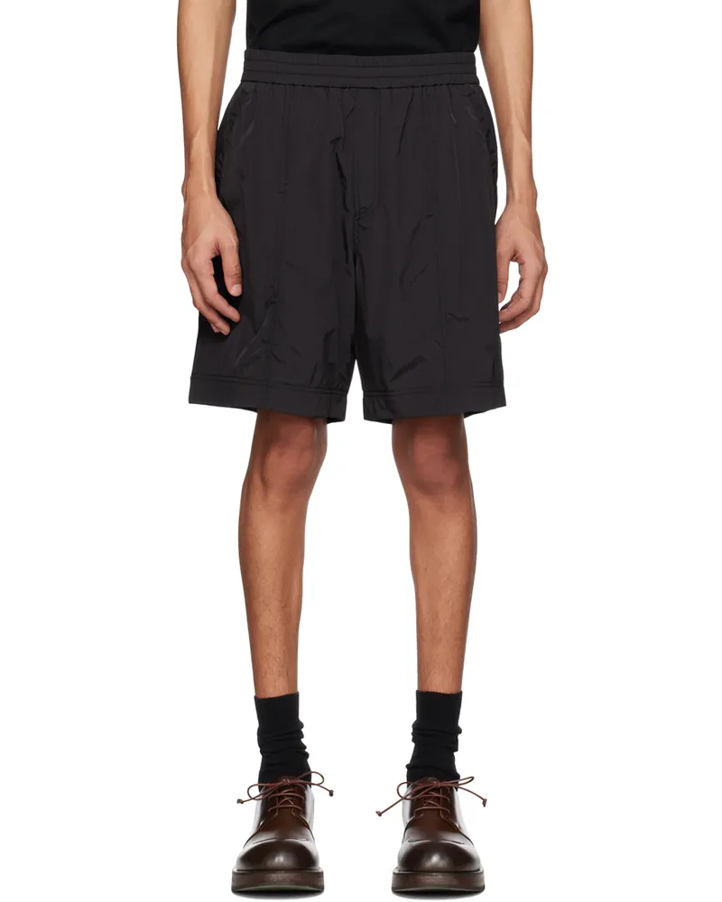 Wooyoungmi Black Four-Pocket Shorts Black