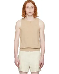 Dries van Noten Tan Malio Tank Top Camel