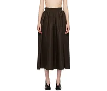 Brown Nicky Maxi Skirt