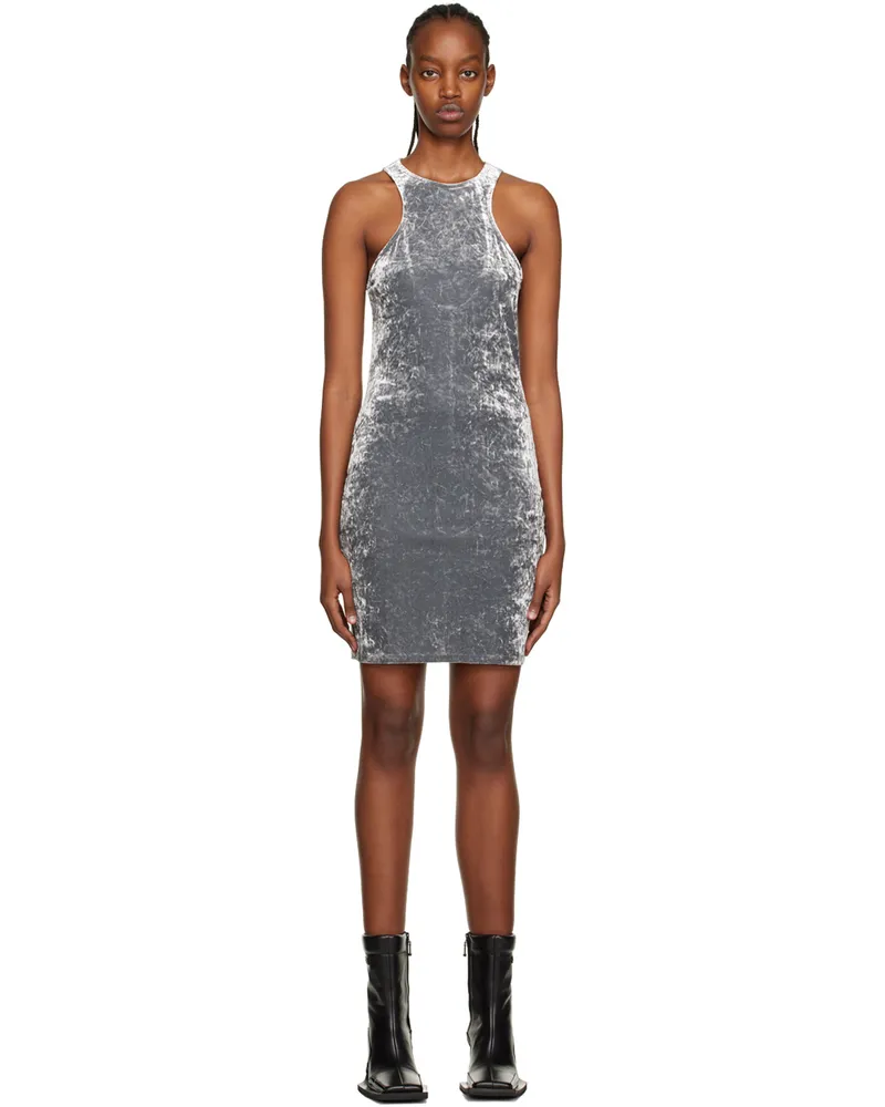 Han Kjøbenhavn Silver Open Back Minidress Grey