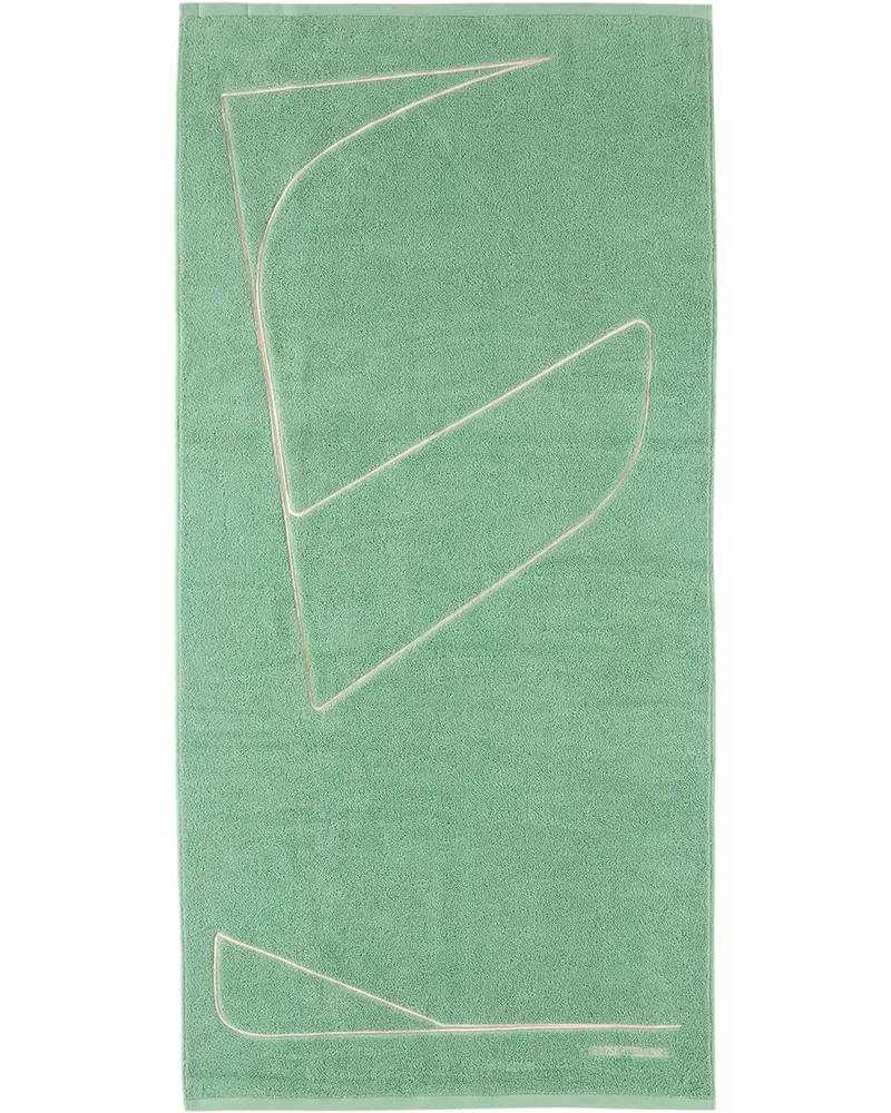 SSENSE Exclusive Green Embroidered Beach Towel
