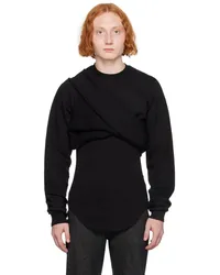 DRKSHDW by Rick Owens Black Porterville Cutout Sweatshirt Black