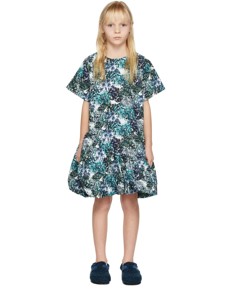 Kika Vargas SSENSE Exclusive Kids Blue Gama Dress Blue