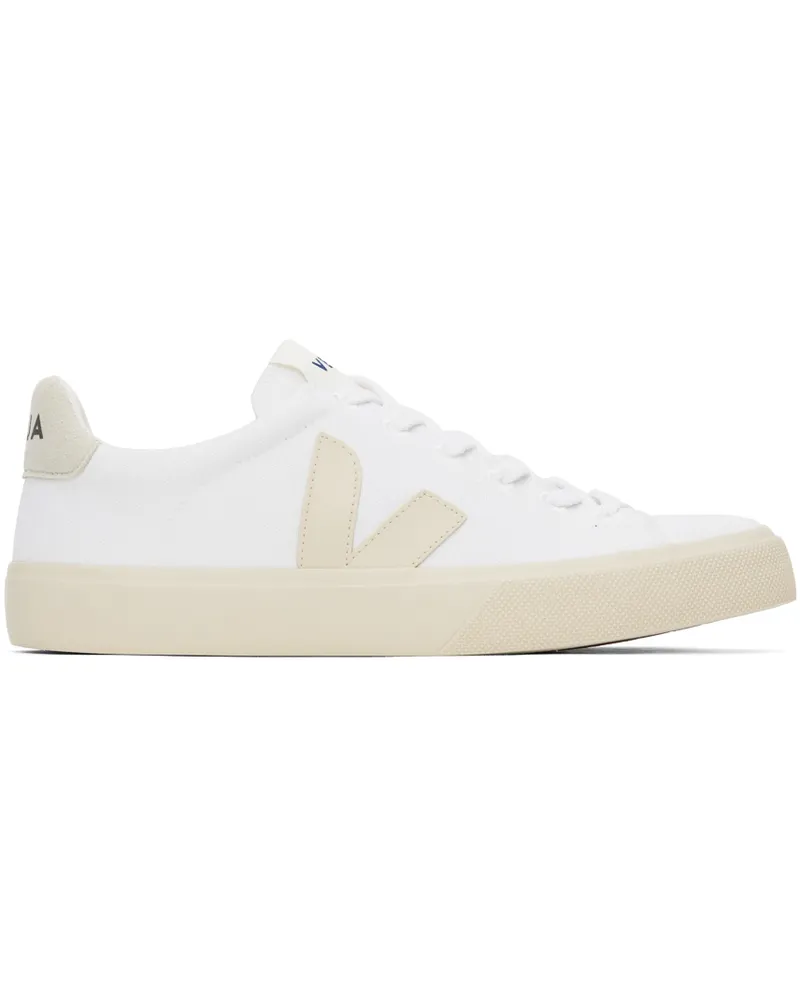 VEJA White Campo Canvas Sneakers White_pierre