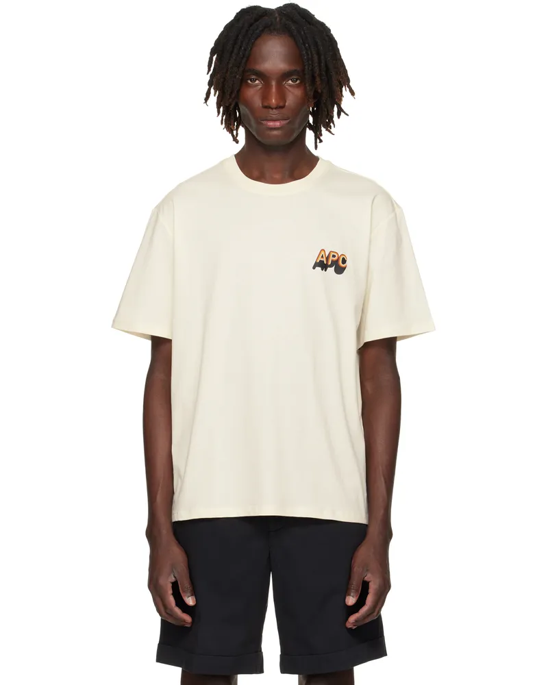 A.P.C. Off-White 70's H T-shirt Aad
