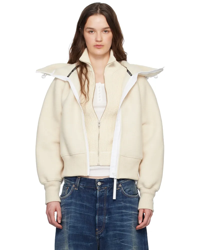 Canada Goose Off-White HUMANATURE Chilliwack Bomber Kind Fleece Jacket 1621