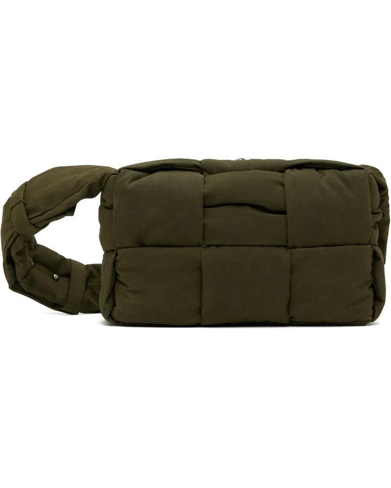 Bottega Veneta Khaki Medium Arco Padded Camera Bag 2401