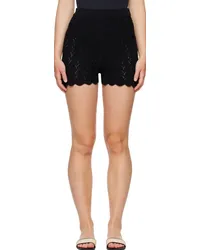 Loulou Studio Black Tiran Shorts Black