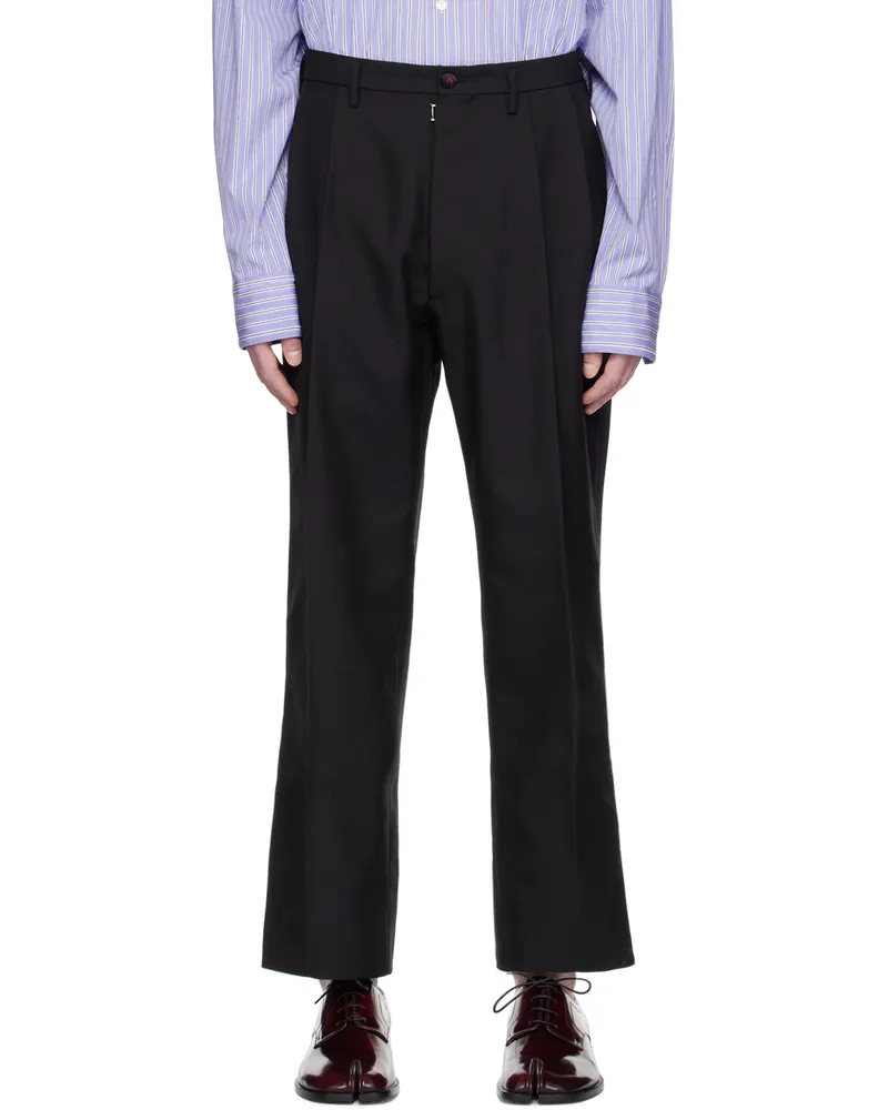 Maison Margiela Black British Trousers 900