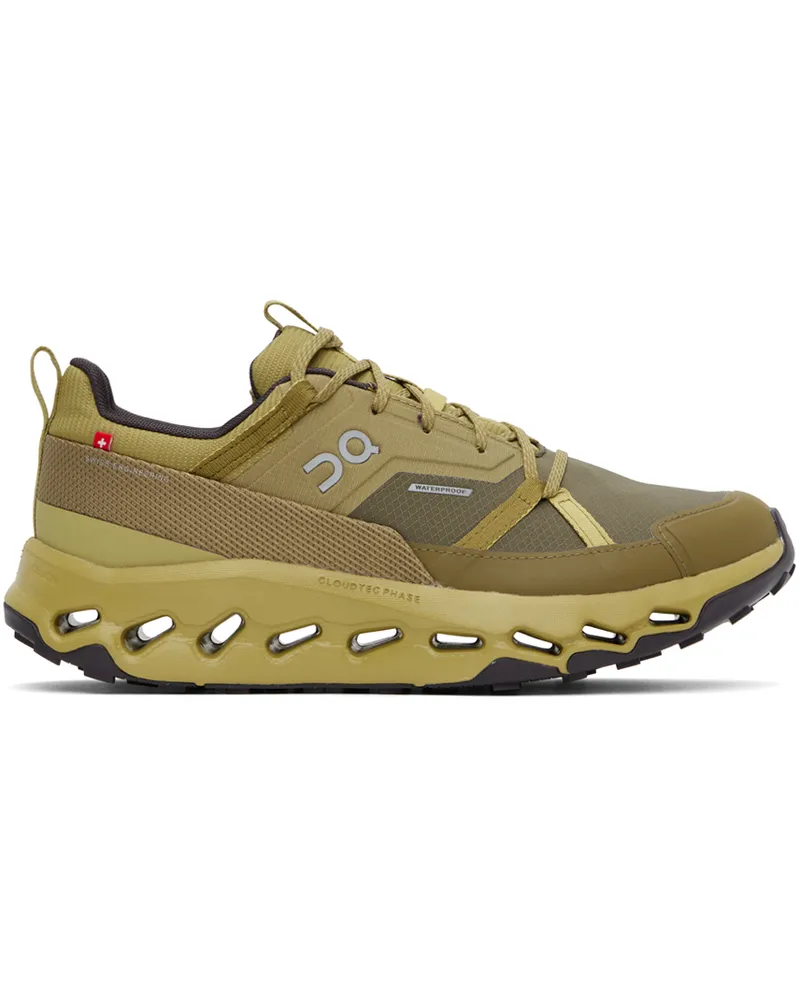 ON Khaki Cloudhorizon Waterproof Sneakers Safari