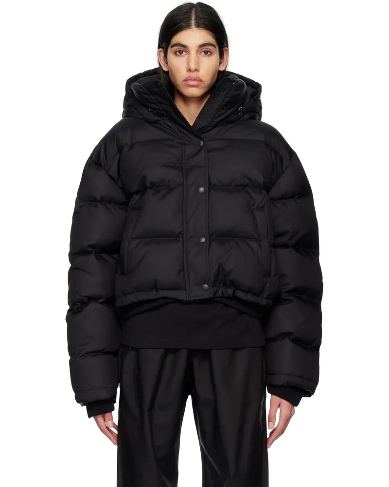 WARDROBE.NYC Black Cropped Down Jacket Black