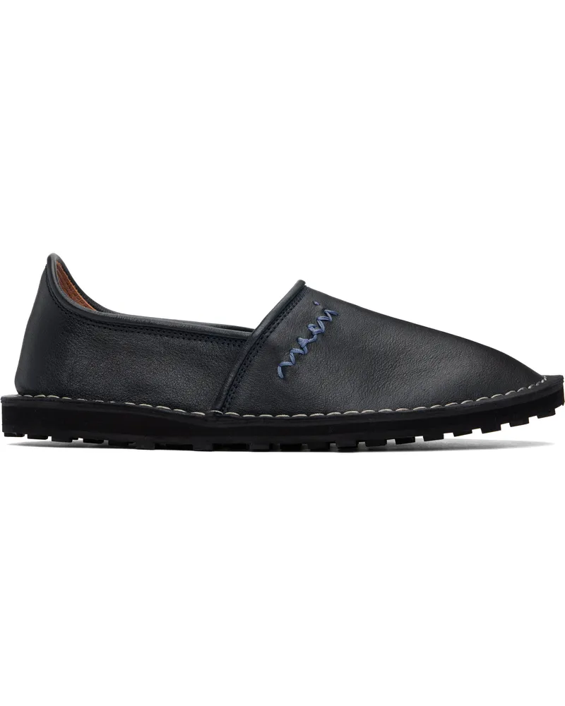 Marni Navy 'Marni' Symbol Loafers 00b64