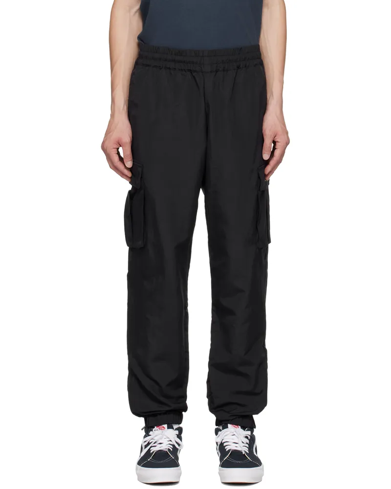 AWAKE NY Black Printed Cargo Pants Black