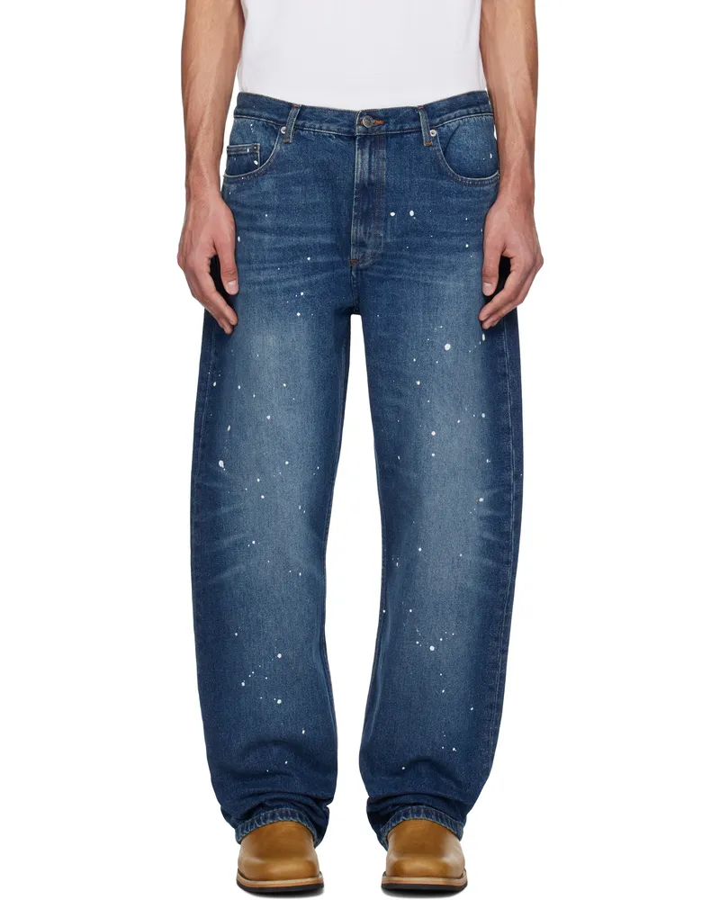 A.P.C. Blue Relaxed Jeans Ial