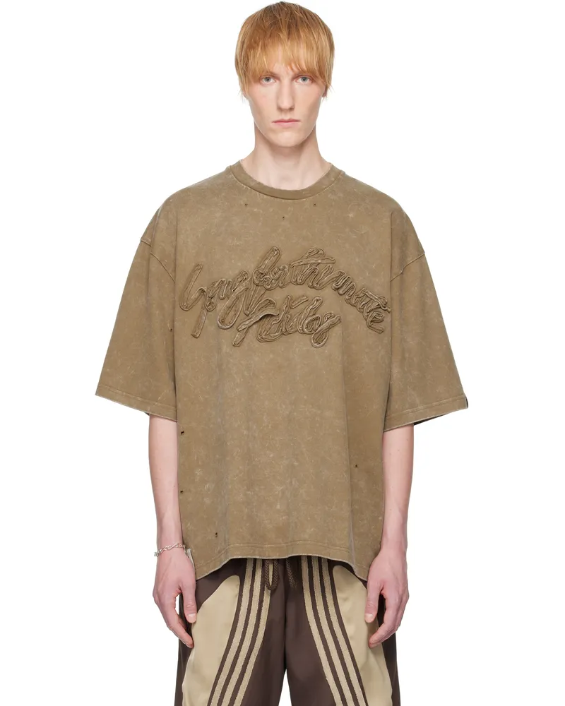 Song For The Mute Brown adidas Originals Edition Washed T-shirt Multicolor