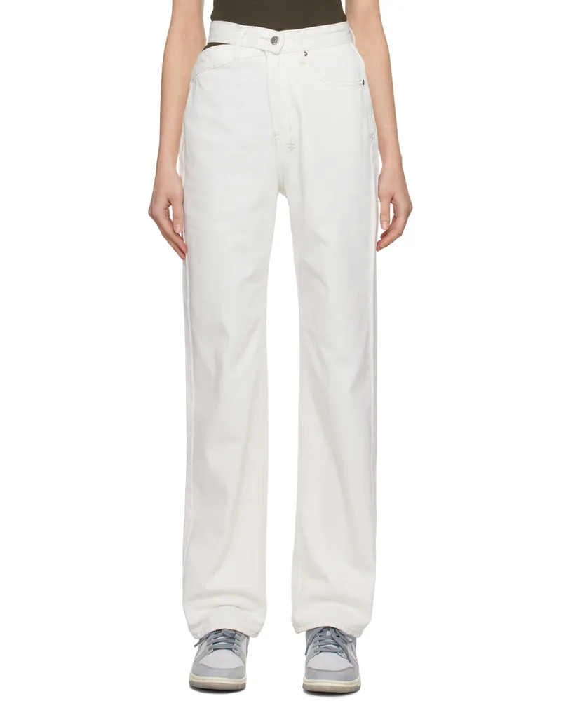 ksubi White Detached Halo Jeans White