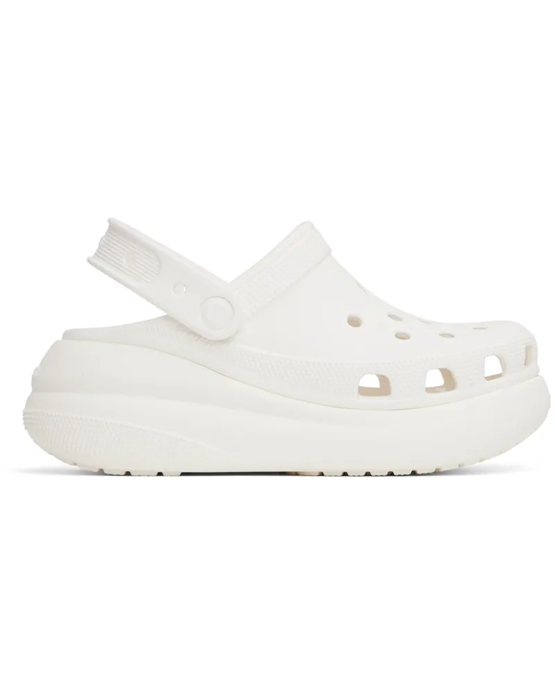 Crocs White Crush Clogs 100