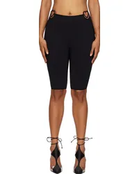 Nensi Dojaka Black Biker Shorts Black