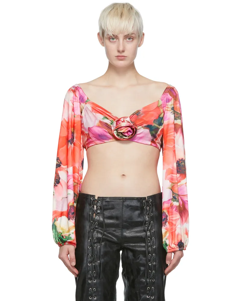 Saks Potts Multicolor Sofie Blouse Flower