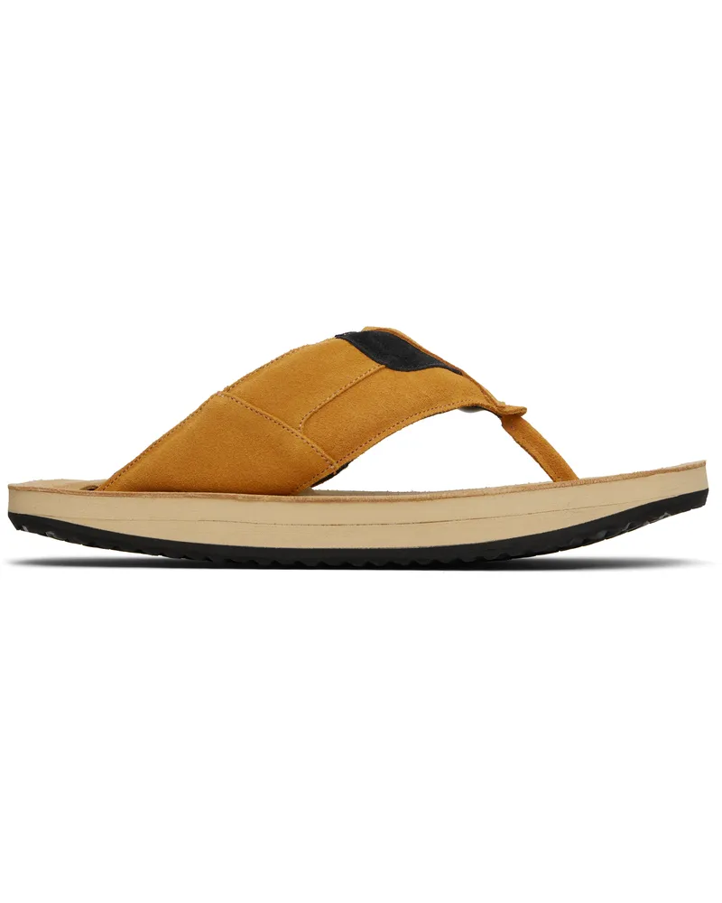 ABRA Brown XXL Flip-Flops Camel