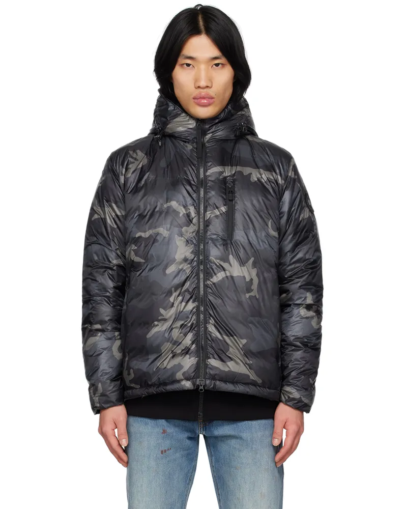 Canada Goose Black Black Label Lodge Down Jacket Blk