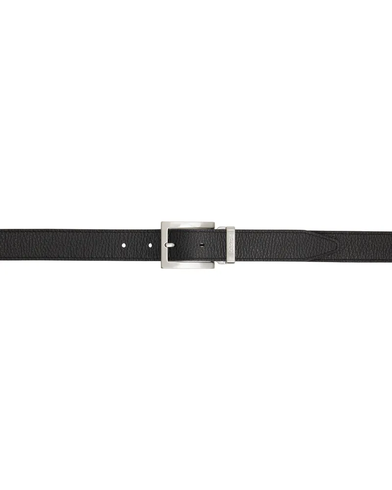 032c Black Classic Leather Belt Black