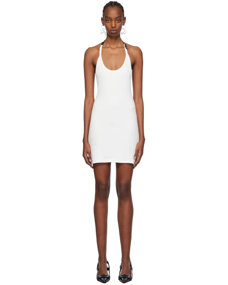 Courrèges White Holistic Buckle 90's Minidress 0001
