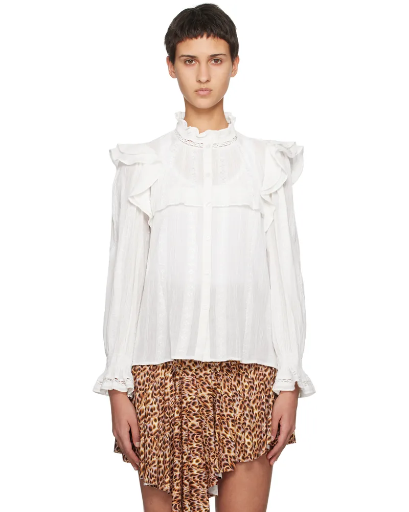 Étoile Isabel Marant White Jatedy Shirt 20wh