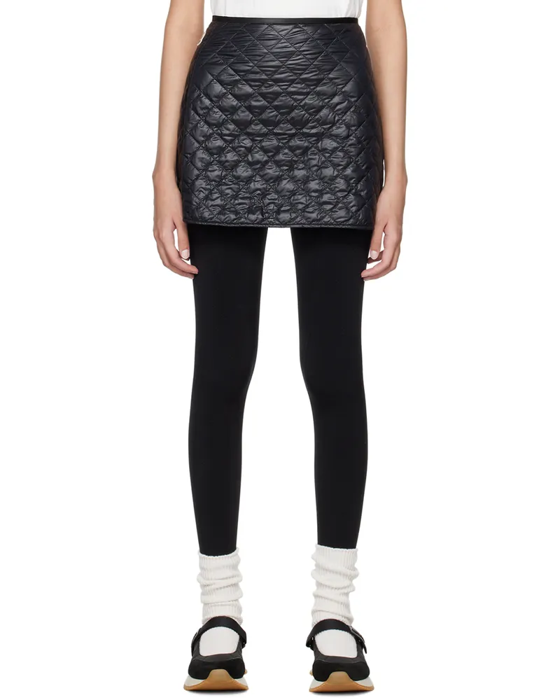 Moncler Black Padded Miniskirt 999