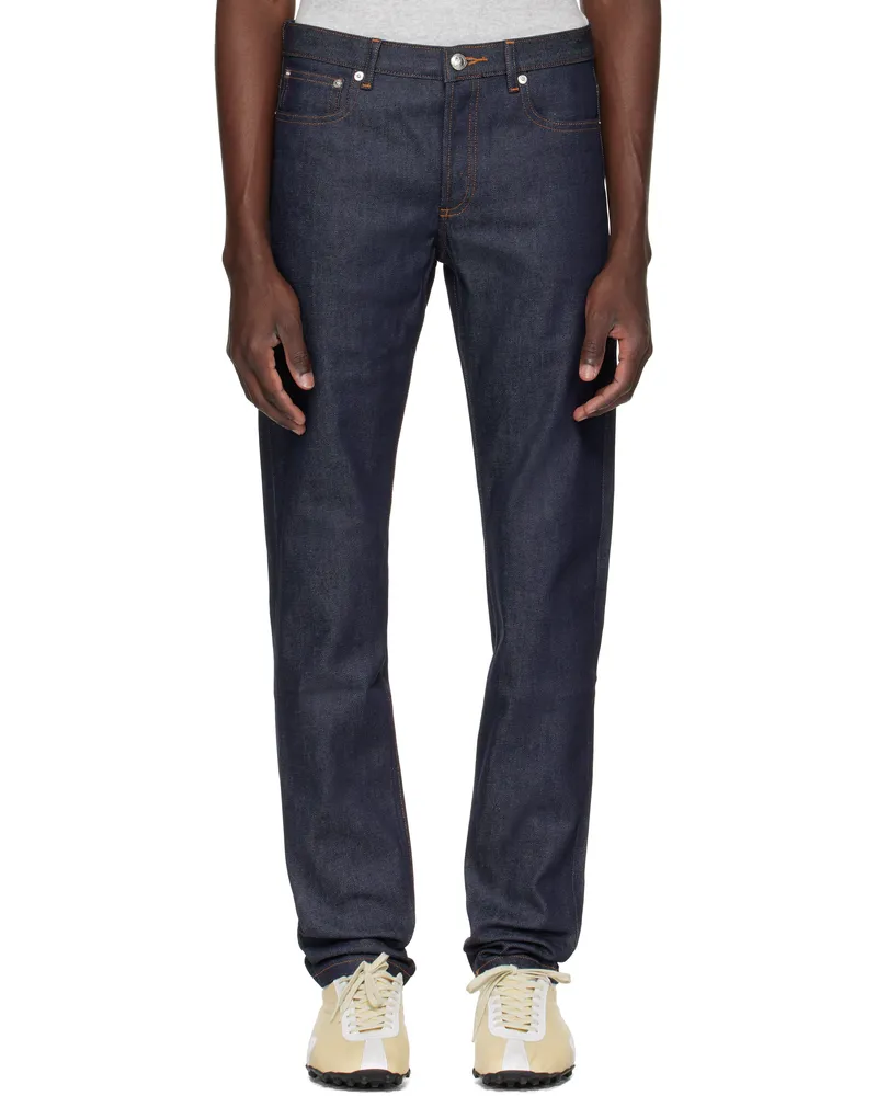 A.P.C. Navy Petit New Standard Jeans Iai