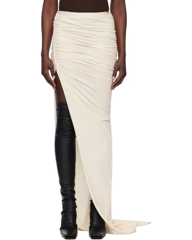 Rick Owens Off-White Hollywood Edfu Maxi Skirt 21