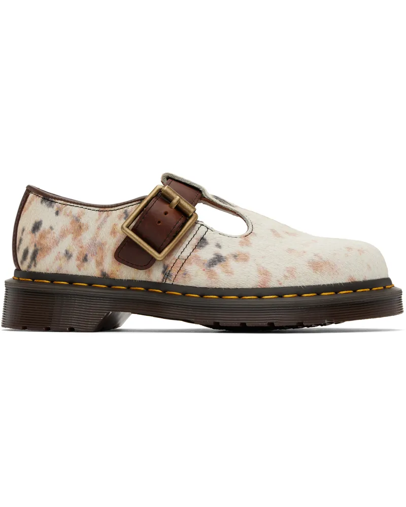 Dr.Martens Off-White T-Bar Loafers Multi