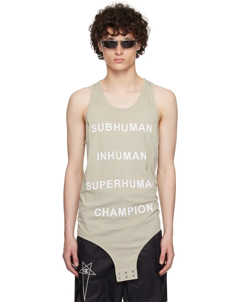 Rick Owens Off-White Champion Edition Basketball Tank Top 08