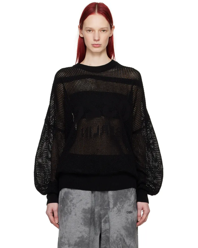 032c Black Selfie Sweater Black