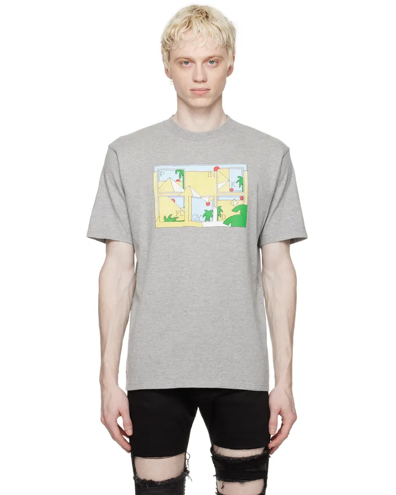 Undercover Gray Printed T-Shirt Top