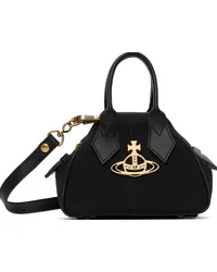 Vivienne Westwood Black Moiré Mini Yasmine Bag Nblack