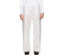 White Two-Pocket Lounge Pants