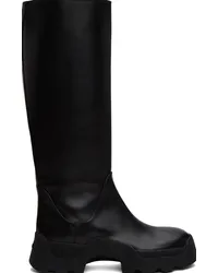 Proenza Schouler Black Stomp Boots Black