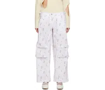 SSENSE Exclusive White Flower Lounge Pants