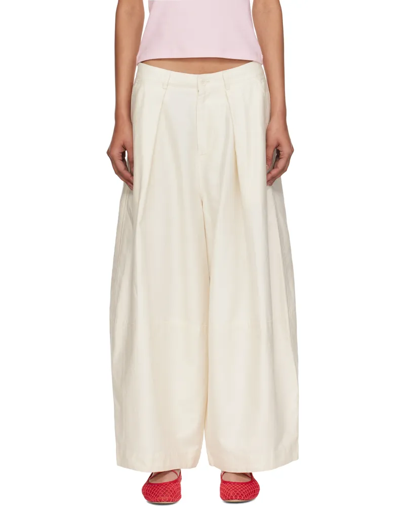 YMC Off-White Deadbeat Trousers 10-off